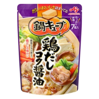 味の素 鍋キューブ 鶏だしコク醤油7個入