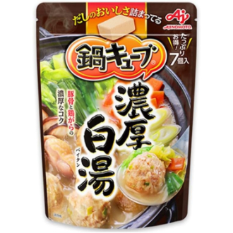 味の素 鍋キューブ 濃厚白湯7個入