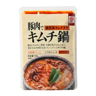 豚肉でキムチ鍋の素