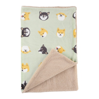 [ネットストア限定特価]ボアツキブランケット　しばともフェイス