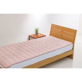 あったか5層敷パッド　シングル　ピンク