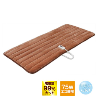 [あったか家電特集2025]一人用電熱マット