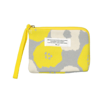 【WPC】ニットティッシュポーチ　ピオニイエロー