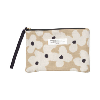 【WPC】ニットフラットポーチ　クッカモカ