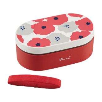 【WPC】ランチボックス　ピオニレッド