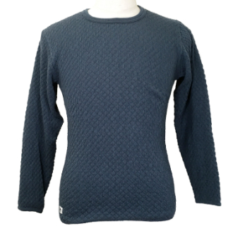 ひだまり チョモランマ　紳士　長袖丸首シャツ　LL