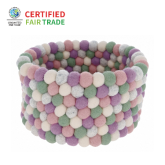 ポコポコ スモールバスケット　ピンク2