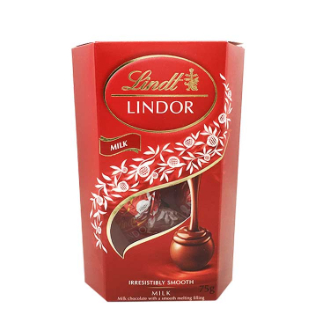 [2026バレンタイン]【Lindt】リンツ リンドール・コルネットミルク 75ｇ