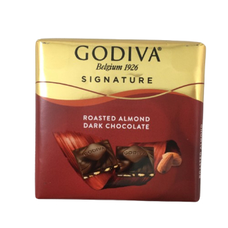 [2026バレンタイン]【GODIVA】ゴディバ スクエアチョコレート ビターアーモンド
