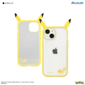 ポケットモンスター フレーム IIIIfit Clear iPhone15 14 13 対応 ケース ピカチュウ