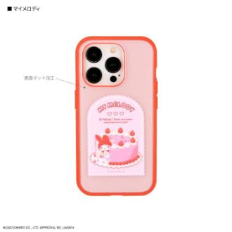 サンリオキャラクターズ IIIIfit Clear iPhone15 Pro 対応 ケース マイメロディ
