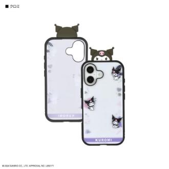サンリオキャラクターズ フレーム IIIIfit Clear iPhone16 対応 クロミ