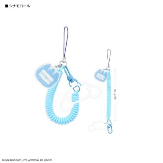 サンリオキャラクターズ マルチコイルストラップ シナモロール