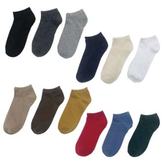 [クイックセット] 無地ショート丈ソックス(60足)