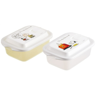 SNOOPY エアー弁ふわっと保存容器Ｌ