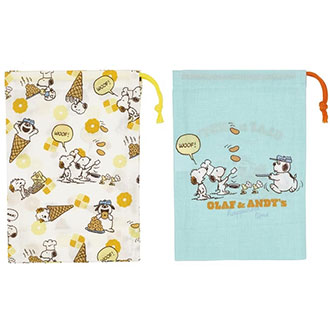 SNOOPY コップ袋 2Pセット