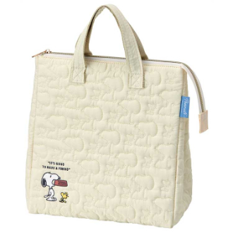 SNOOPY キルト生地保冷ランチバッグ