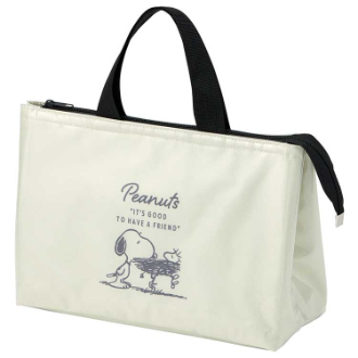 SNOOPY カバー付きランチバッグ バッジ