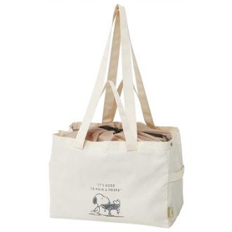 SNOOPY サイドベルト付き保冷バッグ バッジ