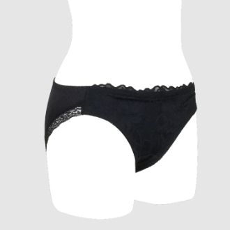 【RHYTHM BOX】リズムボックス　ブラペアショーツ　ブラック　LL