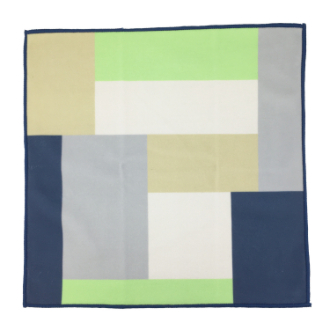 【RHYTHM BOX】リズムボックス　くっつくクロス　カラーブロック柄(31)