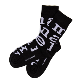 【marimekko】マリメッコ　ソックス　Kasvaa Iso Logo socks　37-39