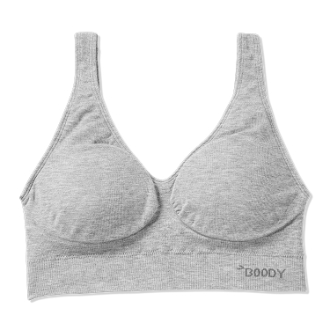 【BOODY】シェイパー パッドブラ　ライトグレー