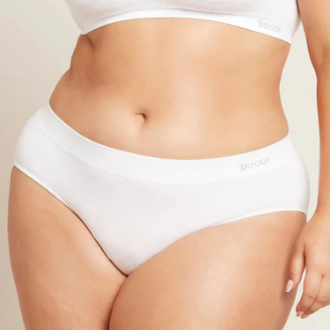 【BOODY】ミディ ブリーフ　ホワイト