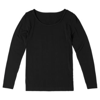 【BOODY】ロングスリーブ トップ　ブラック
