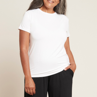 【BOODY】クルーネックＴシャツ　ホワイト