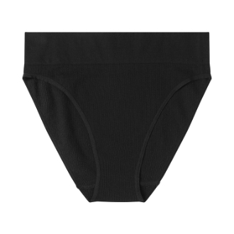 【BOODY】LYOLYTEリヨライト リブ ハイレッグブリーフ　ブラック　S