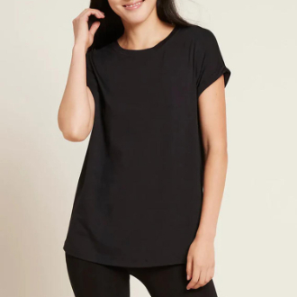 【BOODY】ダウンタイム ラウンジトップ　ブラック