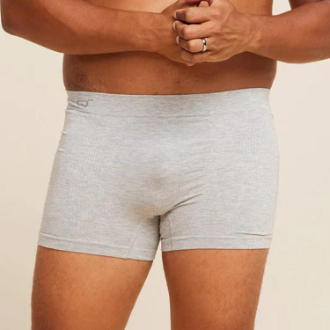 【BOODY】メンズ ボクサー　ライトグレー
