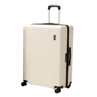 エース社製　ストッパー付大容量キャリーケース  92L  アイボリー