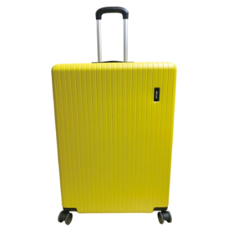 エース社製　ストッパー付大容量キャリーケース  92L  イエロー