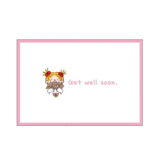 ココちゃん トーキングココポップアップミニカード Get well soon RY-619