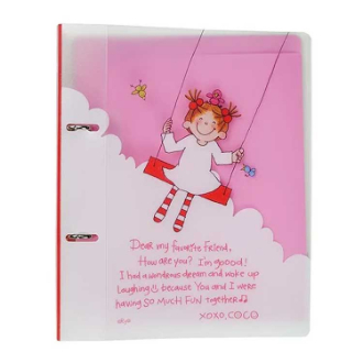 ココちゃん ２穴 A5バインダー ブランコ RYZ-1096