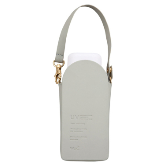 【WPC】遮光 ポシェットタイニー 折りたたみ傘　晴雨兼用　グレー