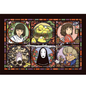 千と千尋の神隠し〔 不思議な町便り〕アートクリスタルジグソーパズル 208ピース