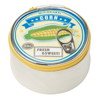 【yup!】ヤップ　ポーチ　コーン缶