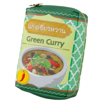 【yup!】ヤップ　ポーチ　グリーンカレー