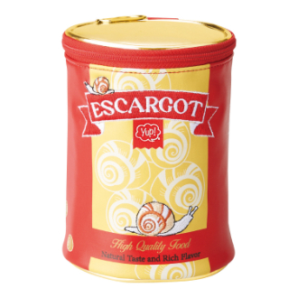 【yup!】ヤップ　ポーチ　エスカルゴ缶