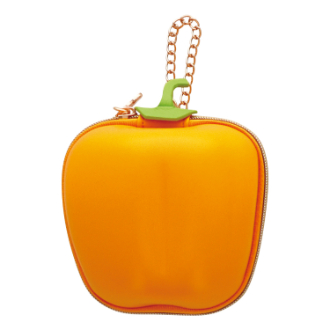 【yup!】ヤップ　ポーチ　パプリカ