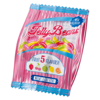 【yup!】ヤップ　ポーチ　ジェリービーンズ