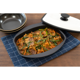 レンジで焼き目がつく！未来型フライパン　パリージュ L