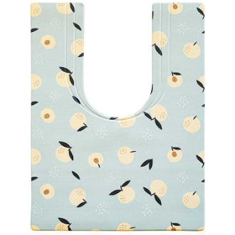 スキマにピタっ！拭けるPVC耳長トイレマット80×60 フルーツ