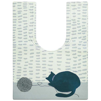 スキマにピタっ！拭けるPVC耳長トイレマット80×60 シピ