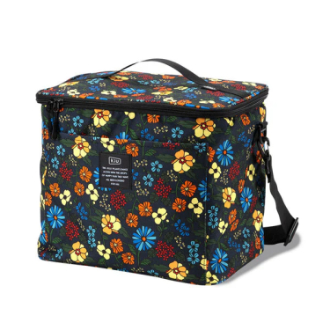 【KiU】キウ　600Dソフトクーラーバッグ 15リットル　サイケデリックフラワー