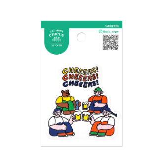 クリエイターズサーカス　ステッカー　CHEEERS