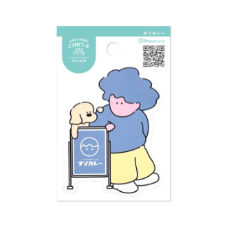 クリエイターズサーカス　ステッカー　レトロ看板